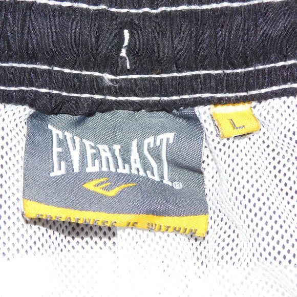 Everlast Mens L Capri Mesh Lined Active Swim wear Shorts - Picture 2 of 9